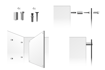 Mounting standoff instruction